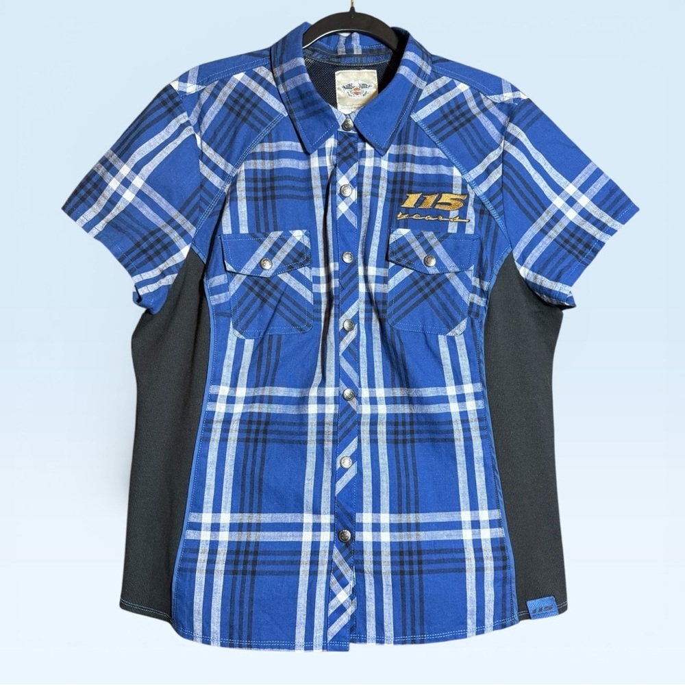 Harley-Davidson 115th Anniversary Limited Edition Women’s Plaid Shirt - NWT